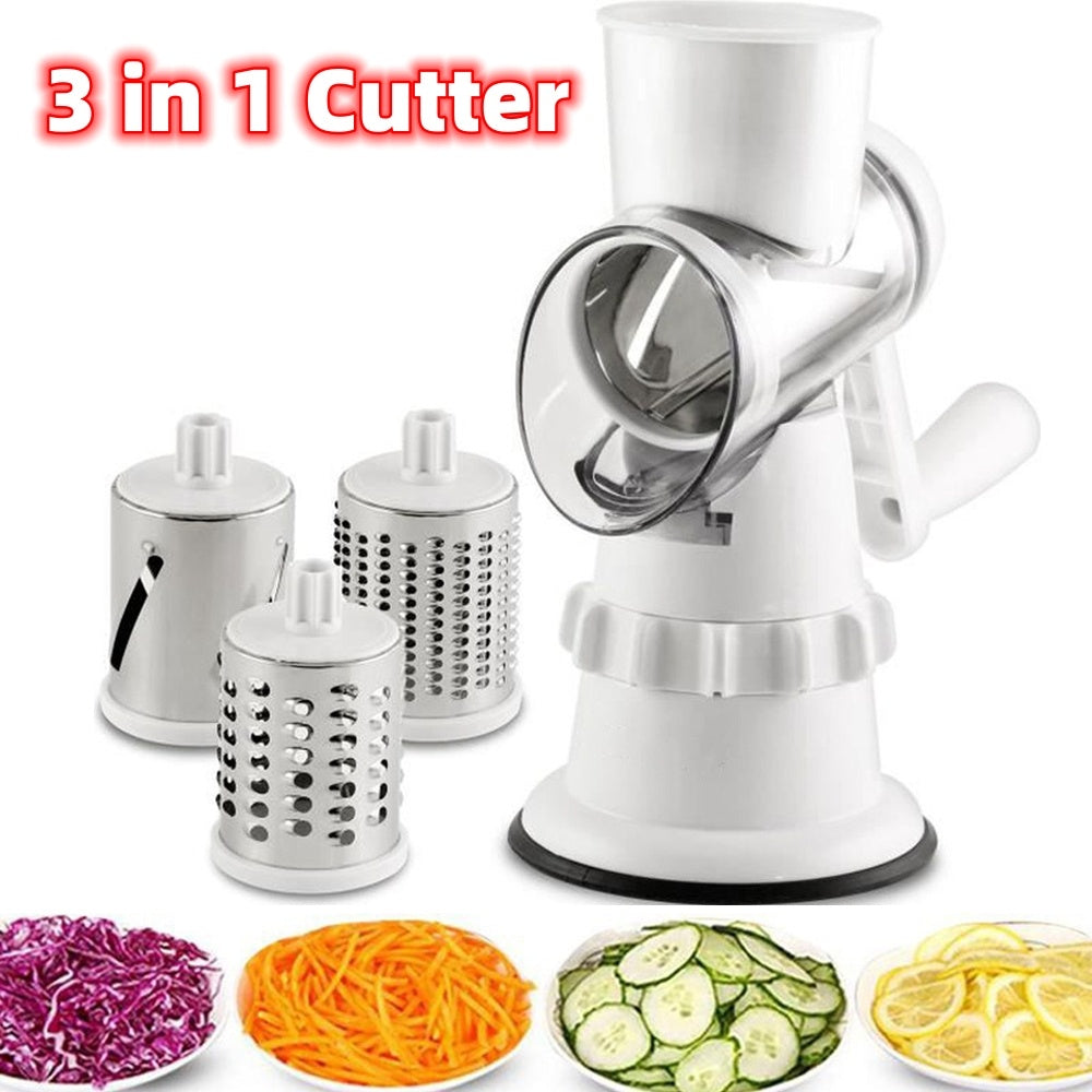 3-in-1 Vegetable Cutter & Slicer